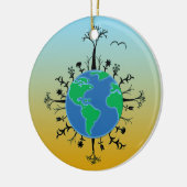 地球の日 セラミックオーナメント (左)
