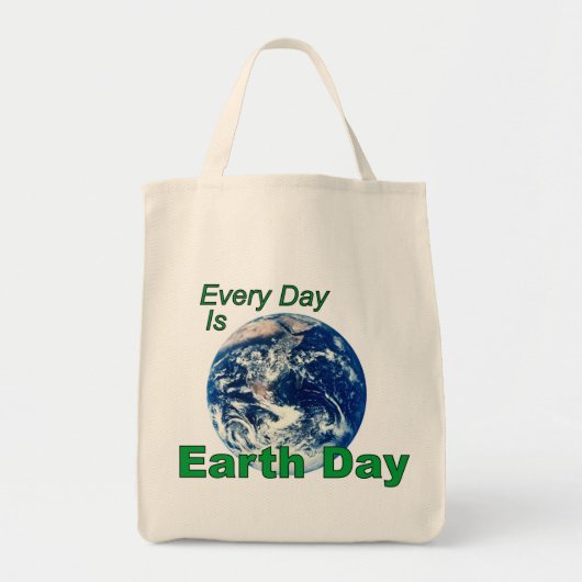 地球の日 トートバッグ (正面)