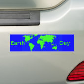 地球の日 バンパーステッカー (車上)