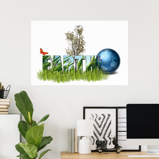 地球の日 ポスター (ホームオフィス)