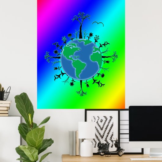 地球の日 ポスター (ホームオフィス)