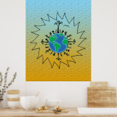 地球の日 ポスター (キッチン)