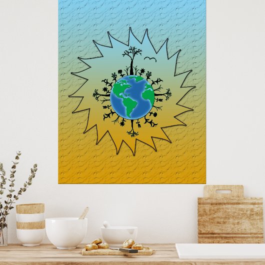 地球の日 ポスター (キッチン)
