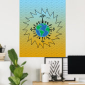 地球の日 ポスター (ホームオフィス)