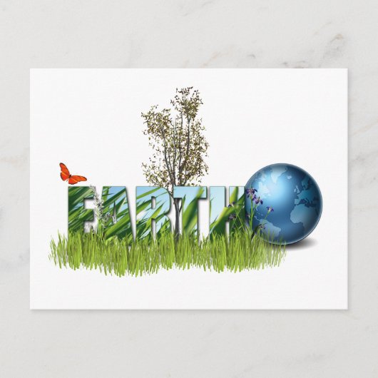 地球の日 ポストカード (正面)