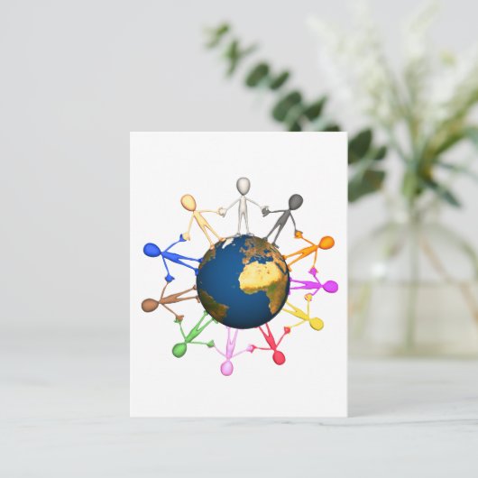 地球の日 ポストカード (スタンド正面)