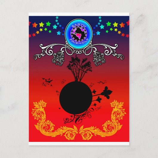 地球の日 ポストカード (正面)