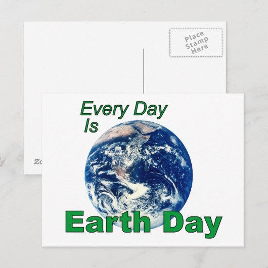 地球の日 ポストカード (正面/裏面)