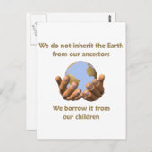 地球の日 ポストカード (正面/裏面)