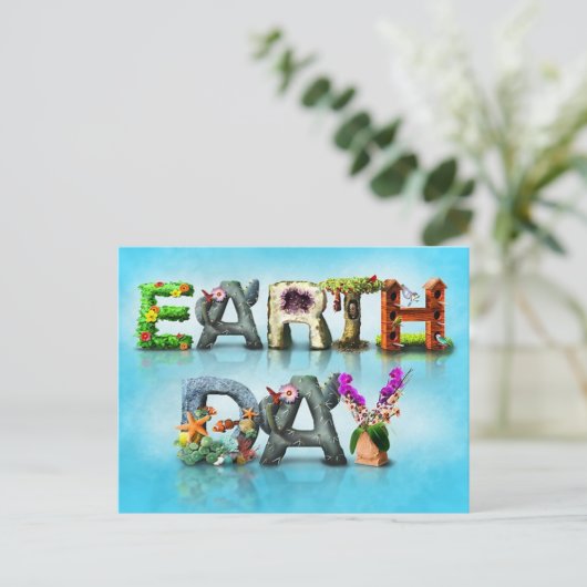 地球の日 ポストカード (スタンド正面)