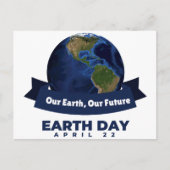 地球の日 ポストカード (正面)