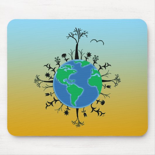 地球の日 マウスパッド (正面)