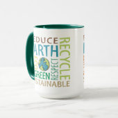 地球の日 マグカップ (正面左)