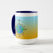 地球の日 マグカップ (正面左)