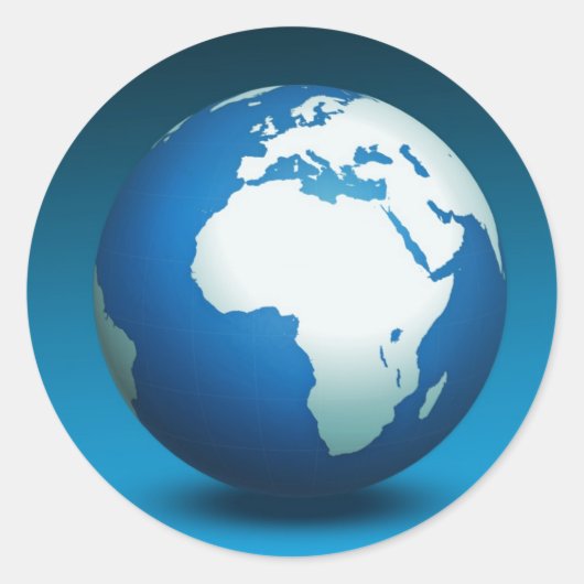 地球の日 ラウンドシール (正面)