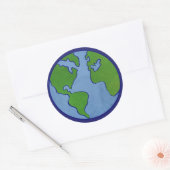 地球の日 ラウンドシール (封筒)