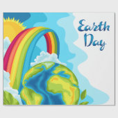 地球の日 ラッピングペーパー (フラット)