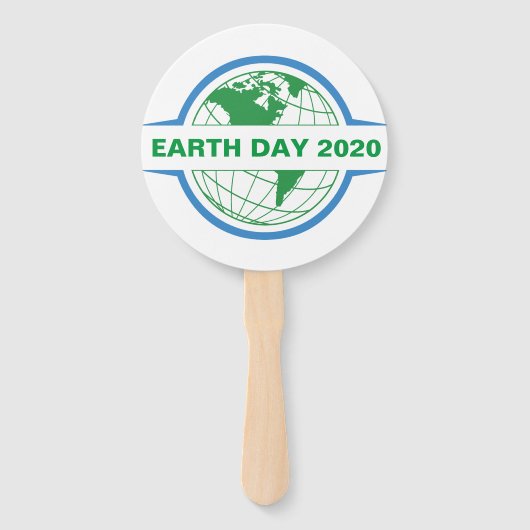 地球の日。君は世界を変える力がある ハンドファン (裏面)