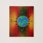 地球の日~夕日 ジグソーパズル (縦)