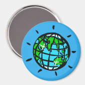 地球の日 – 惑星EARTH – 保全 – 生態系 マグネット (正面/裏面)