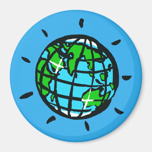 地球の日 – 惑星EARTH – 保全 – 生態系 マグネット (正面)