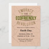 地球の日 招待状 (正面/裏面)
