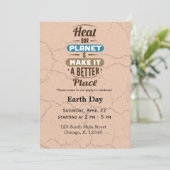 地球の日 招待状 (スタンド正面)