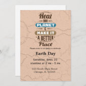地球の日 招待状 (正面/裏面)