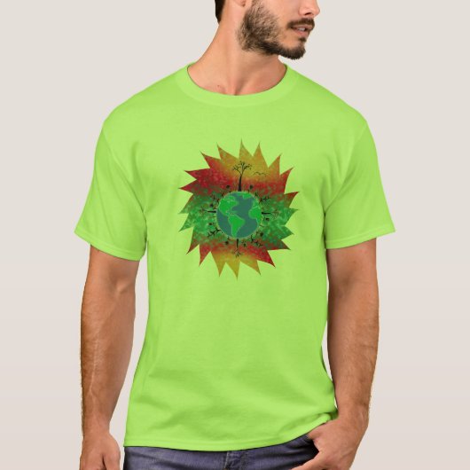 地球の日~日の出 Tシャツ (正面)