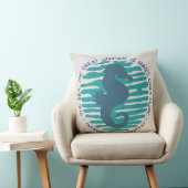 地球の日、海と波、海を浄化 クッション (椅子)