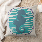 地球の日、海と波、海を浄化 クッション (ブランケット)