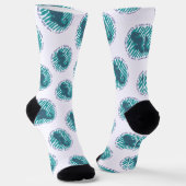 地球の日、海と波、海を浄化 ソックス (傾斜あり)