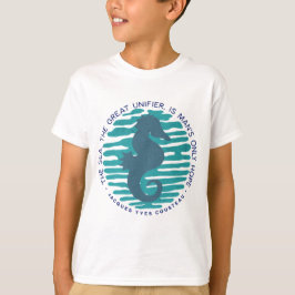 地球の日、海と波、海を浄化 Tシャツ