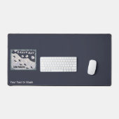 地球の日 – 炭素足跡 デスクマット (キーボード&マウス)