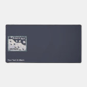 地球の日 – 炭素足跡 デスクマット (正面)