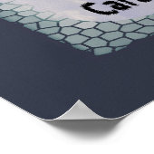 地球の日 – 炭素足跡 ポスター (角)