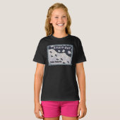 地球の日 – 炭素足跡 Tシャツ (正面フル)