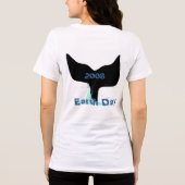 地球の日、現在の年号に変更！ トライブレンドＴシャツ (裏面)