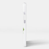 地球の日 – 緑と青の地球と木 iPhoneケース (左側面)