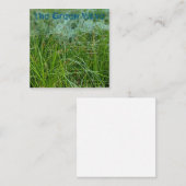 地球の日：緑の波 ノートカード (正面/裏面)