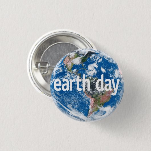 地球の日 缶バッジ (正面&裏面)
