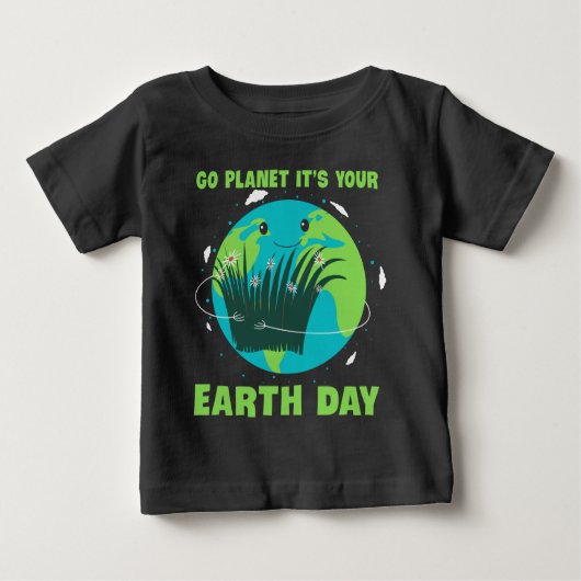地球の日：行く惑星それはあなたの地球の日 ベビーTシャツ (正面)