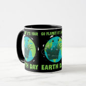 地球の日:行く惑星それはあなたの地球の日 マグカップ (正面左)