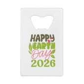 地球の日 2026年おめでとう クレジットカード栓抜き (裏面)