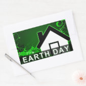 地球の日： hi-fiホーム 長方形シール (封筒)