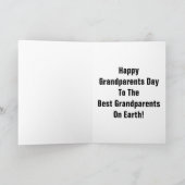 地球の最も最高のな祖父母! カード (内部)