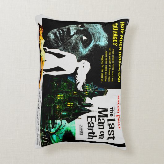 地球の最後の男の枕 アクセントクッション (裏面(縦))