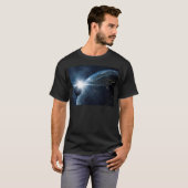 地球の月および太陽 Tシャツ (正面フル)