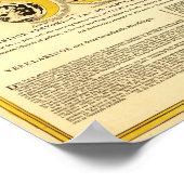 地球の月ののまわりに位相 ポスター (角)