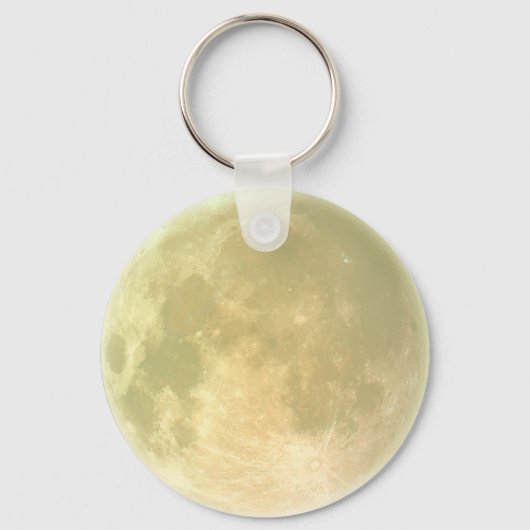 地球の月のジッパー – プル&ラゲッジタグ、キーチェーン キーホルダー (正面)